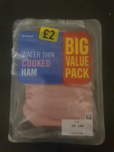 Iceland Wafer Thin Cooked Ham