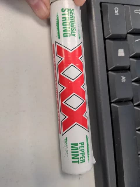 Xxx Peppermint Extra Strong Mints