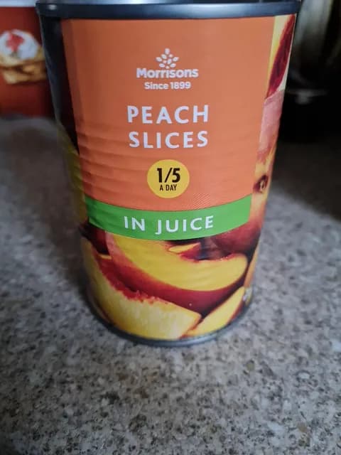 Morrisons Peach Slices In Juice