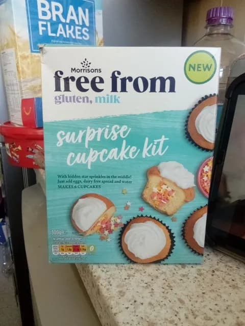 Morrisons Free From Gluten & Milk Surprise Cupcake Kit