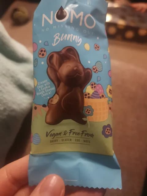Nomo No Missing Out Bunny Creamy Choc With A Cookie Dough