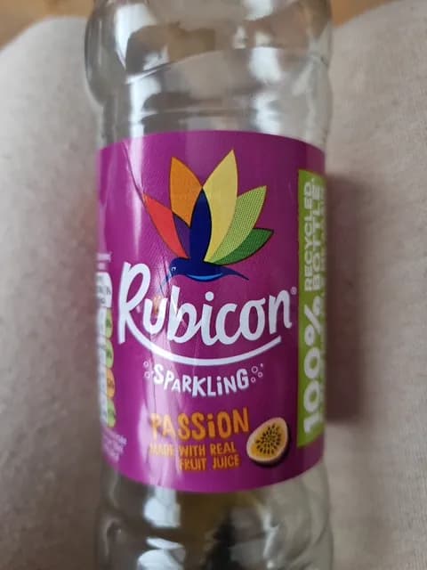 Rubicon Sparkling Passion Made With Real Fruit Juice