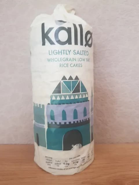 Kallo Lightly Salted Wholegrain Low Fat Rice Cakes