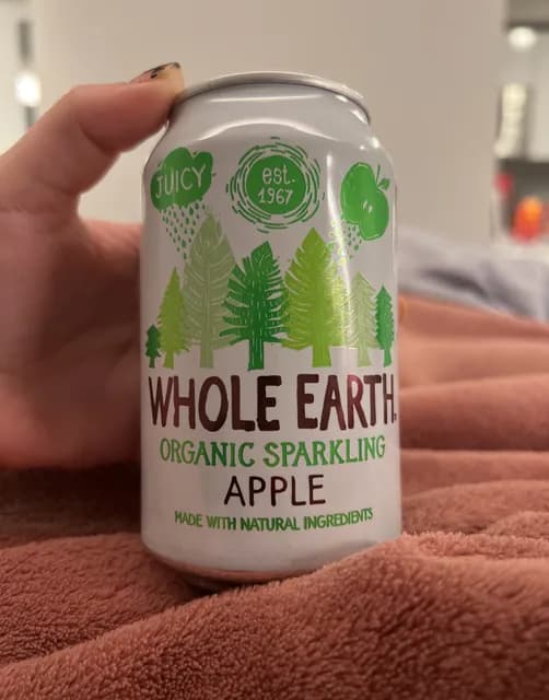Whole Earth Organic Sparkling Apple Drink