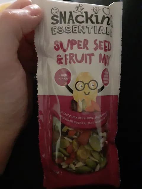 Snacking Essentials Super Seed & Fruit Mix