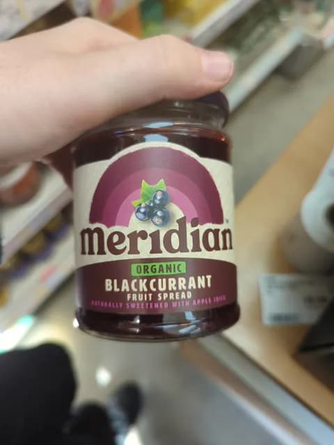 Meridian Blackcurrant Fruit Spread, Organic
