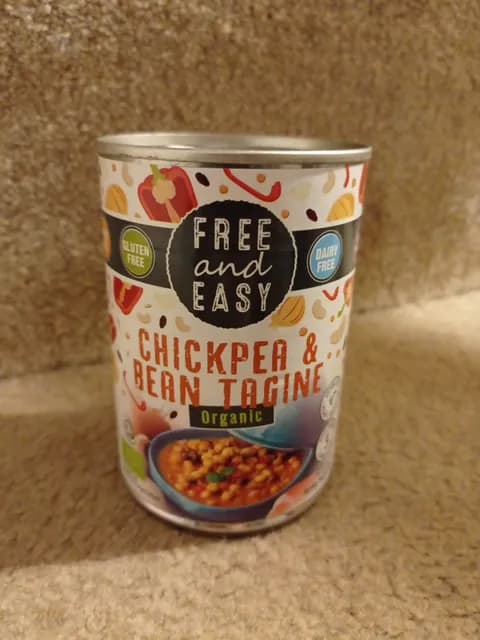 Free And Easy Organic Chickpea & Bean Tagine