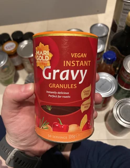 Mari Gold Health Foods Vegan Instant Gravy Granules