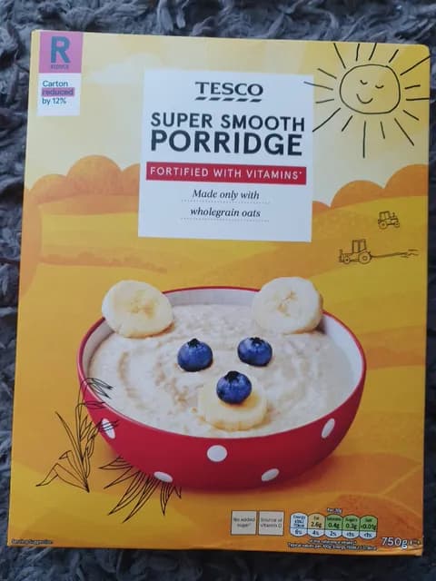 Tesco Super Smooth Porridge