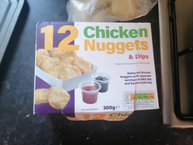 Aldi 12 Chicken Nuggets & Dips