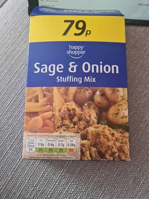 Happy Shopper Sage & Onion Stuffing Mix