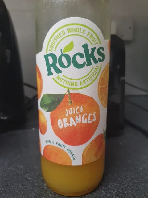 Rocks Juicy Oranges Whole Fruit Squash