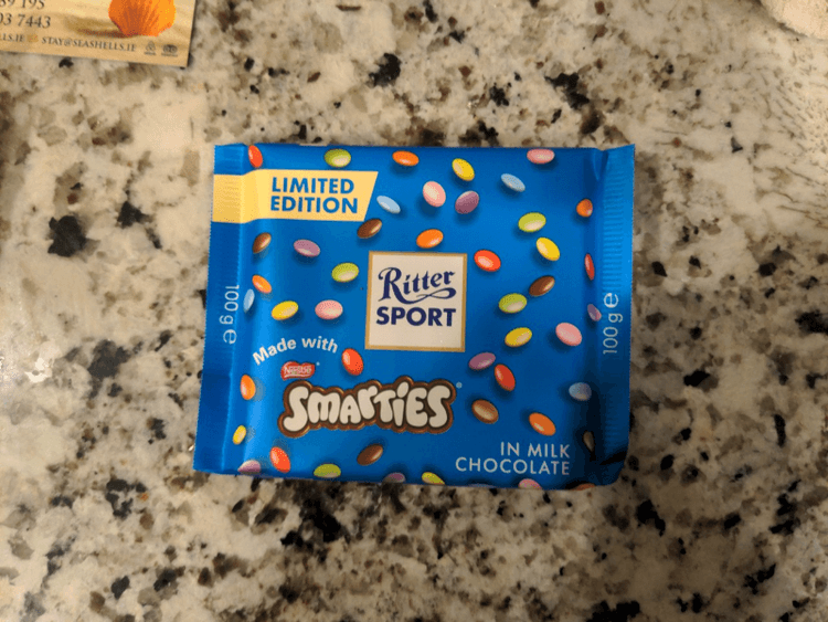 Ritter Sport Smarties In Milk Chocolate
