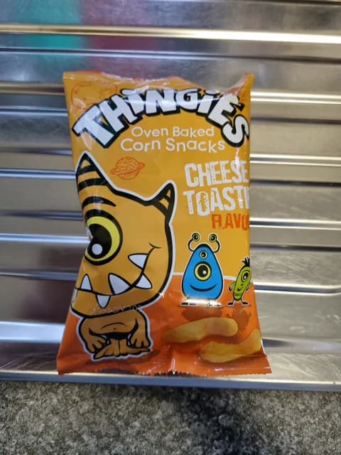Thingies Oven Baked Corn Snacks Cheese Toastie Flavour