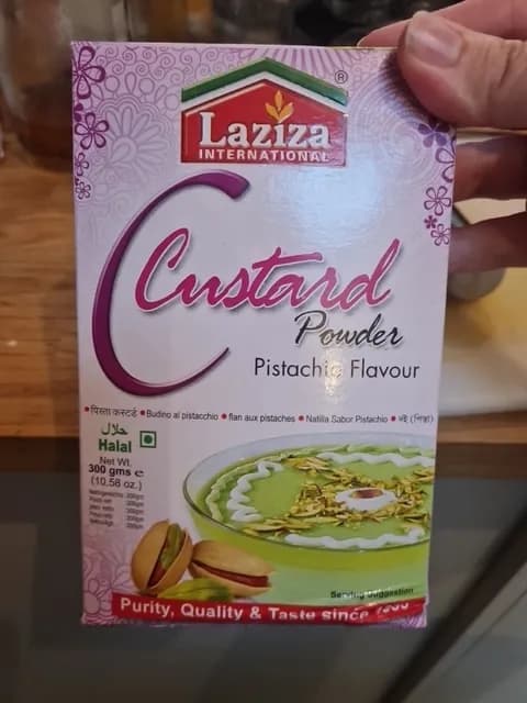 Laziza International Custard Powder Pistachio Flavour