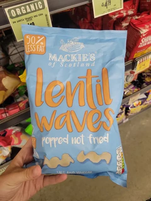 Mackie'S Salt And Vinegar Lentil Waves