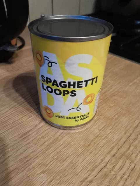 Just Essentials By Asda Spaghetti Loops In Tomato Sauce