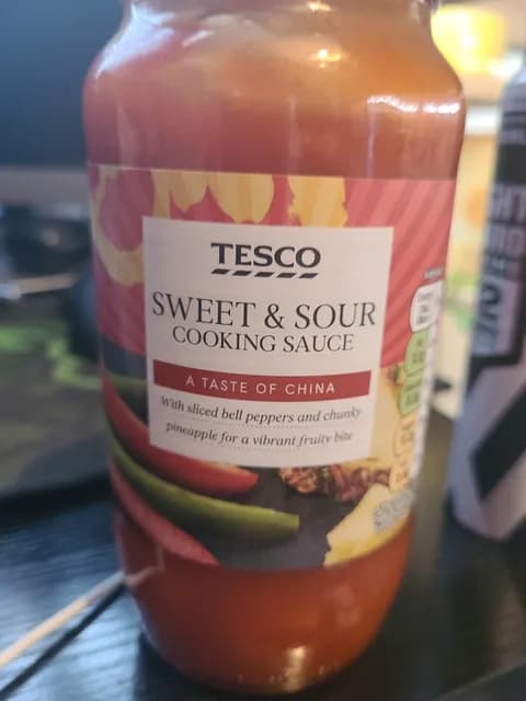 Tesco Sweet & Sour Cooking Sauce A Taste Of China