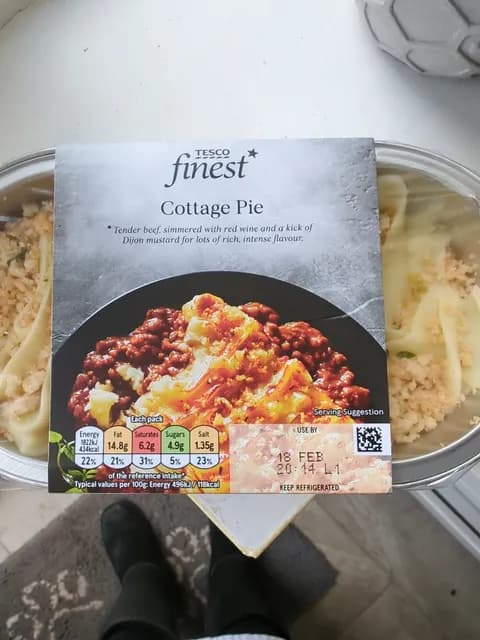Tesco Finest Cottage Pie
