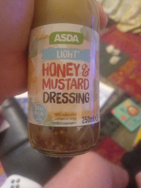 Asda Light Honey & Mustard Dressing