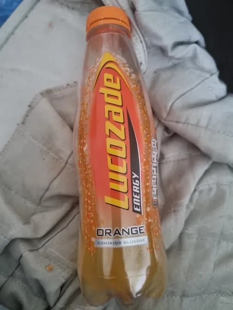 Lucozade Energy Drink, Orange Flavor