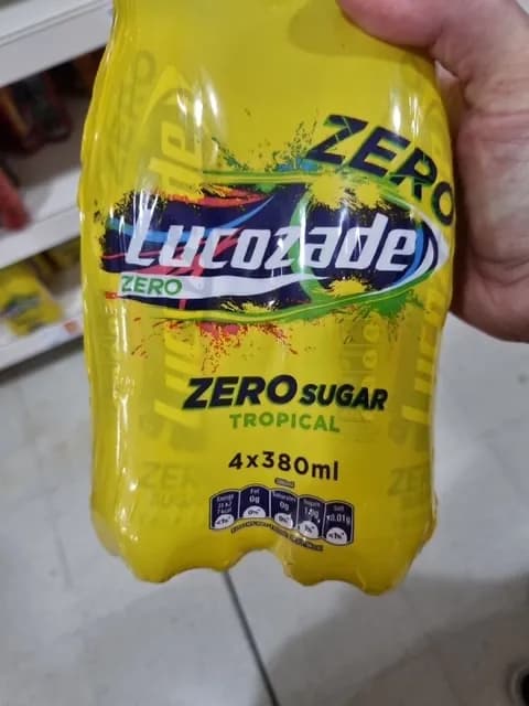 Lucozade Energy Drink Zero Sugar Tropical