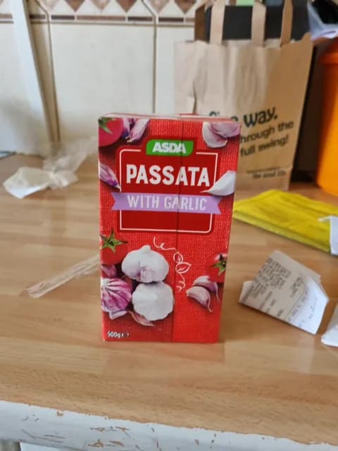 Asda Passata With Garlic
