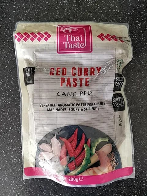 Thai Taste Red Curry Paste Gang Ped