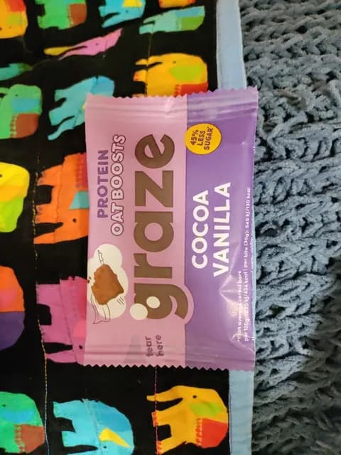 Graze Cocoa Vanilla Protein Oat Boosts