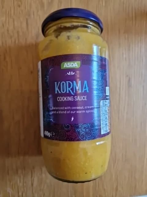 Asda Korma Cooking Sauce