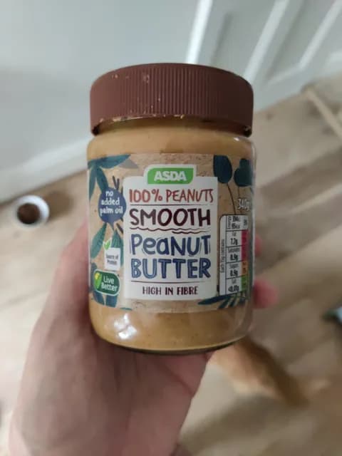 Asda 100% Peanuts Smooth Peanut Butter