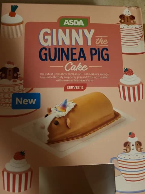 Asda Ginny The Guinea Pig Cake