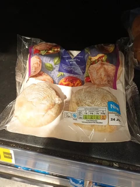 Asda Extra Special 4 Ciabatta Rolls