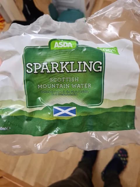 Asda Sparkling Scottish Mountain Water