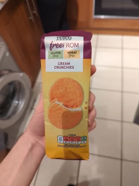 Tesco Free From Cream Crunchies