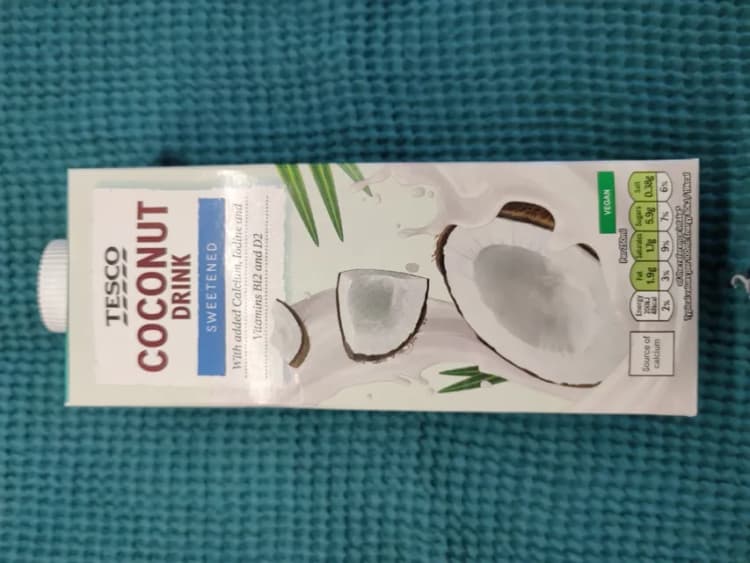 Tesco Sweetened Coconut Milk Drink