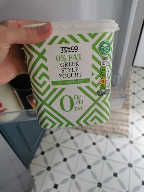 Tesco 0% Fat Greek Style Yogurt