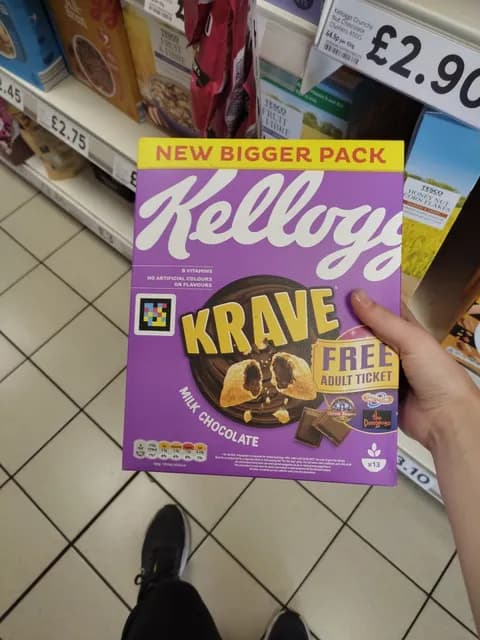 Kellogg'S Krave Milk Chocolate