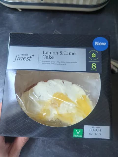 Tesco Finest Lemon & Lime Cake
