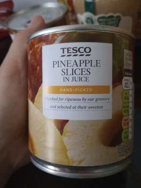 Tesco Pineapple Slices In Juice