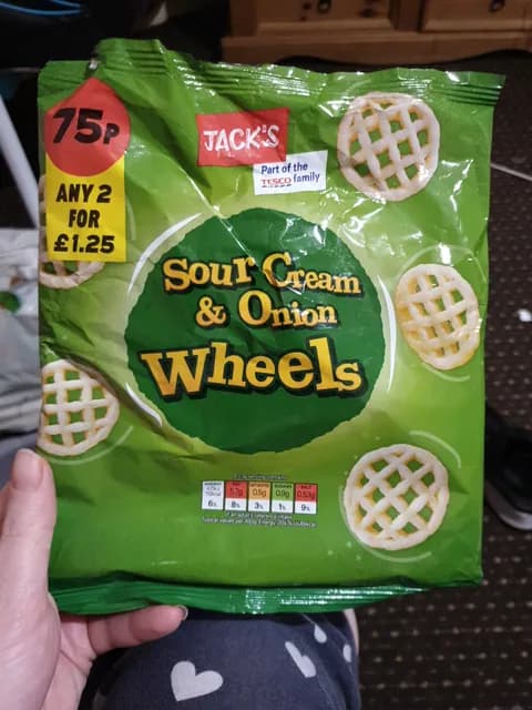 Jack'S Sour Cream & Onion Wheels