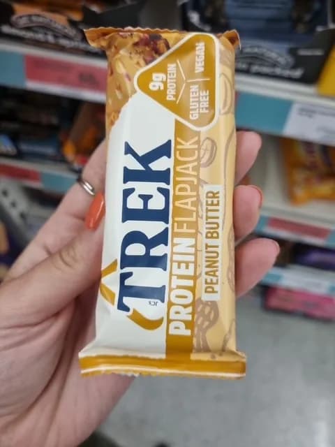 Trek Peanut Butter Protein Flapjack
