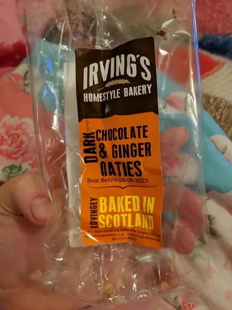 Irving’S Dark Chocolate & Ginger Oaties