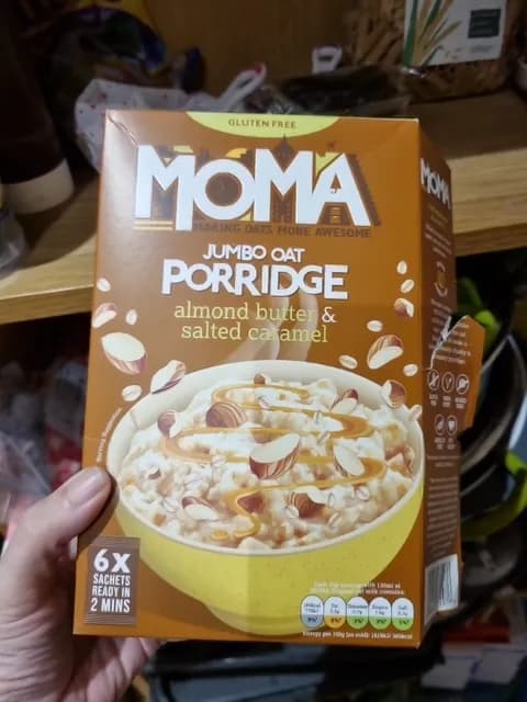 Moma Almond Butter & Salted Caramel Jumbo Oat Porridge