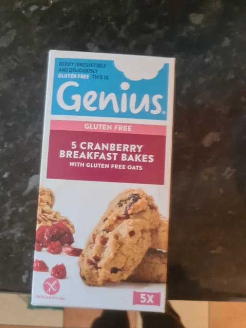 Genius Gluten Free 5 Cranberry Breakfast Bakes With Gluten Free Oats