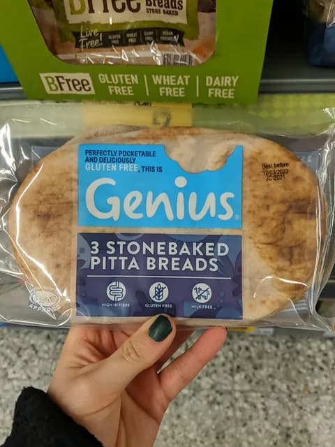 Genius Stonebaked Pitta Breads