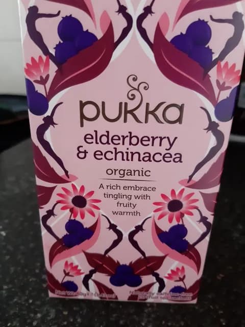 Pukka Elderberry & Echinacea Organic Fruit Tea