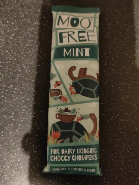 Moo Free Mint Flavoured Cocoa Bar
