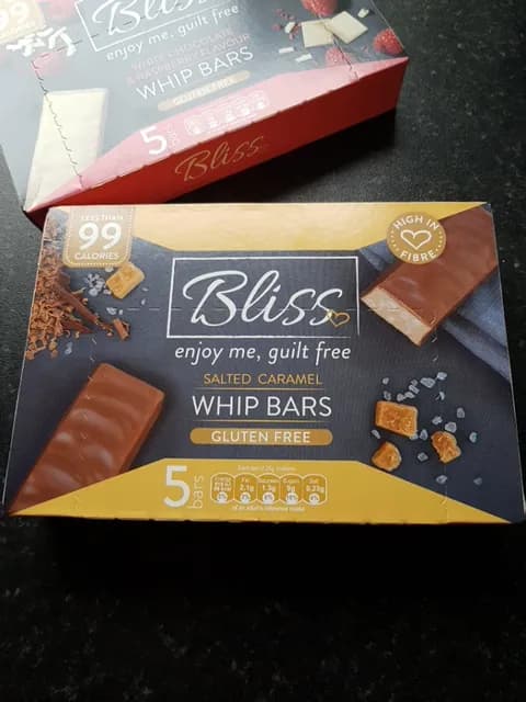 Bliss Salted Caramel Whip Bars