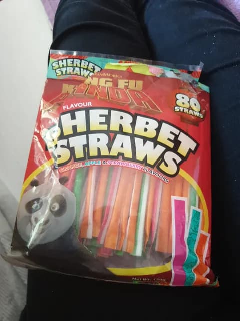 World Confections Uk Ltd Fruit Flavoured Sherbet Straws